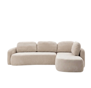 Bronx71 Hoekbank Vienna chenille beige rechts