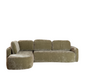 Hoekbank Vienna chenille groen links