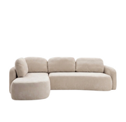 Bronx71 Hoekbank Vienna chenille beige links