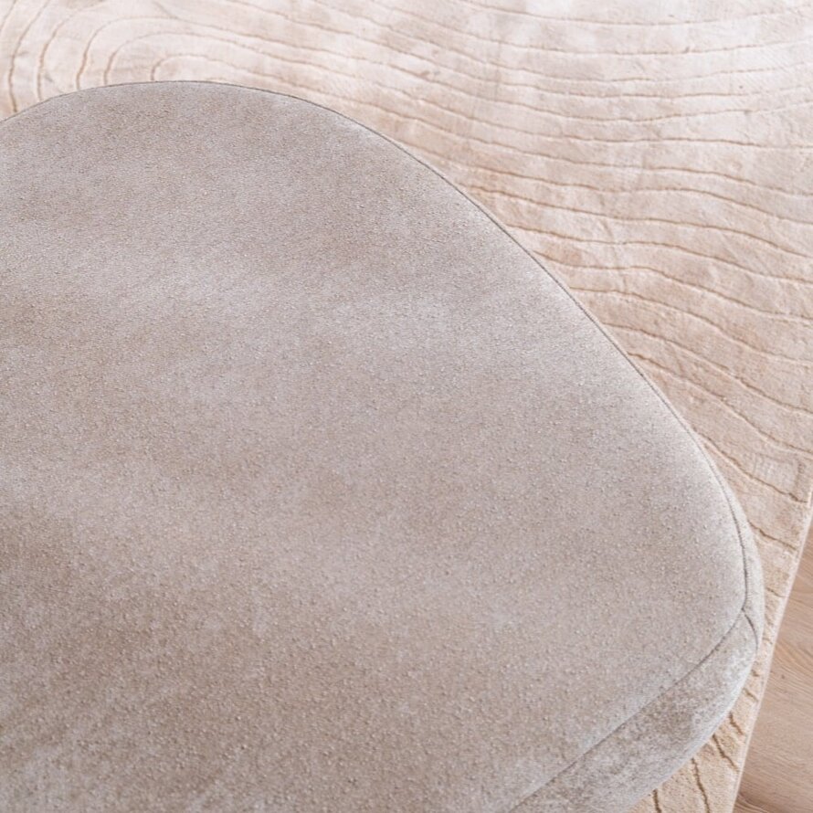 Chaise longue Vienna chenille beige links