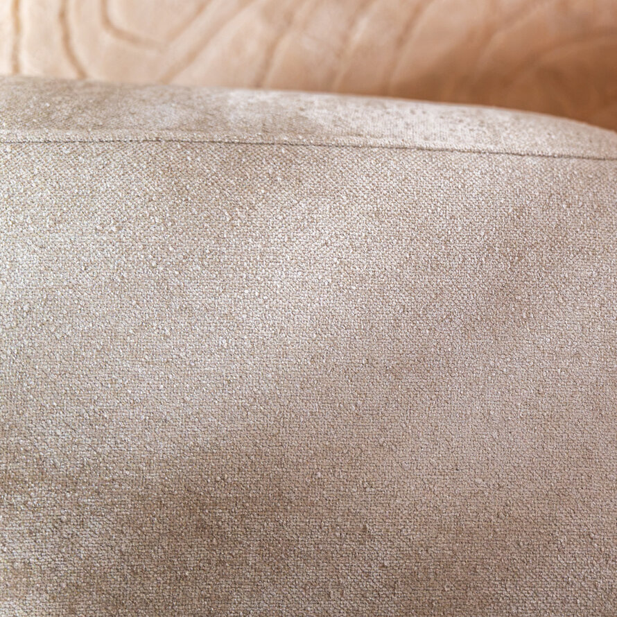 Chaise longue Vienna chenille beige rechts