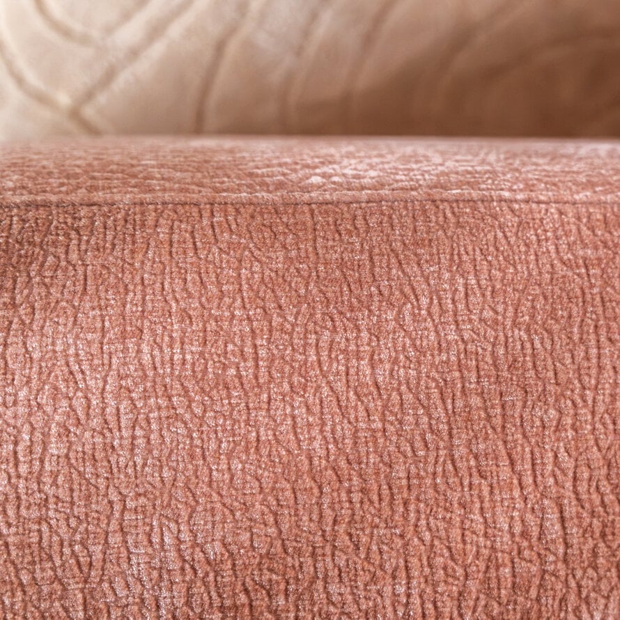 Chaise longue Vienna chenille roze rechts