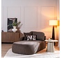 Chaise longue Vienna chenille bruin links