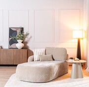 Bronx71 Chaise longue Vienna chenille taupe links