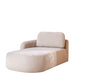 Chaise longue Vienna chenille beige links