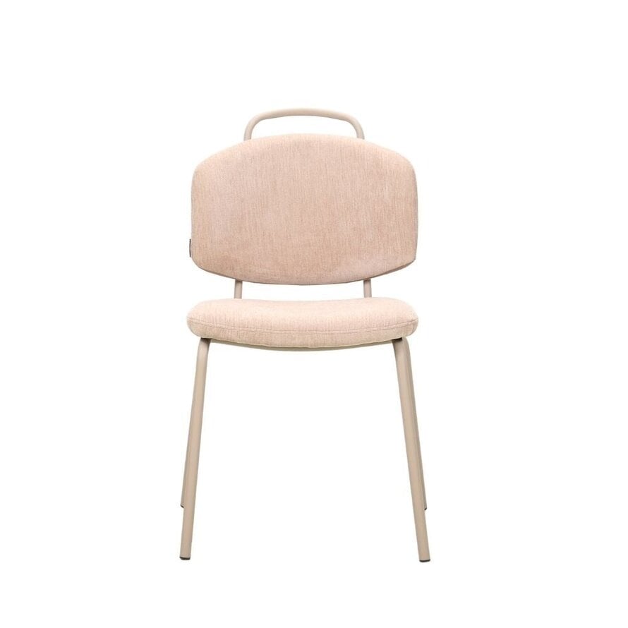 Stoel Pam velvet beige