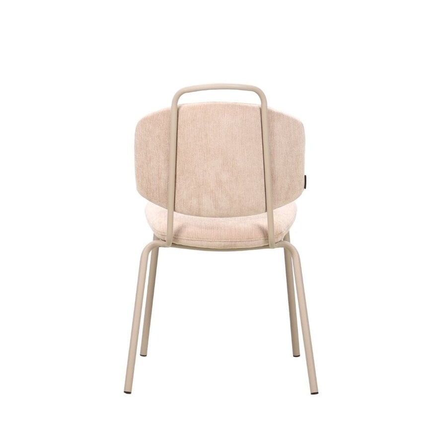 Stoel Pam velvet beige