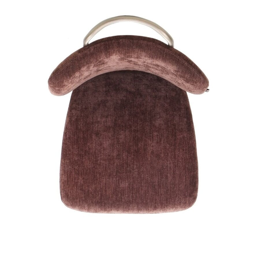 Stoel Pam velvet bruin