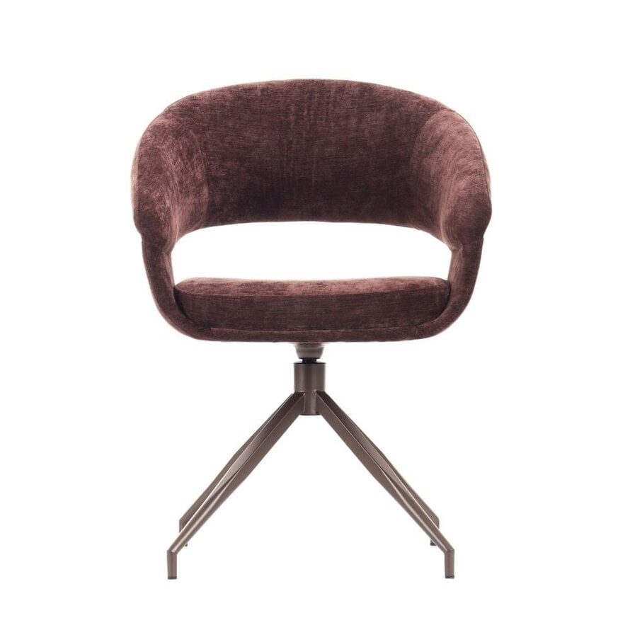 Stoel Suzie velvet bruin