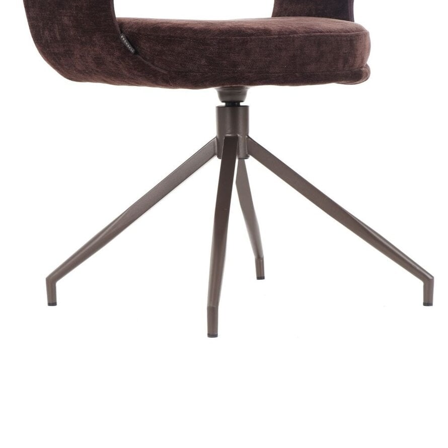 Stoel Suzie velvet bruin