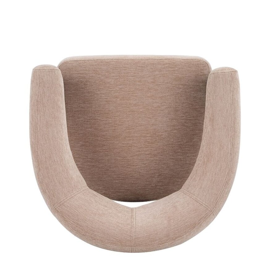 Fauteuil Liva velvet beige