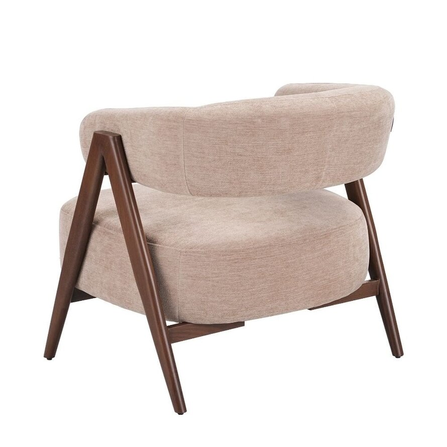 Fauteuil Yasmin velvet beige