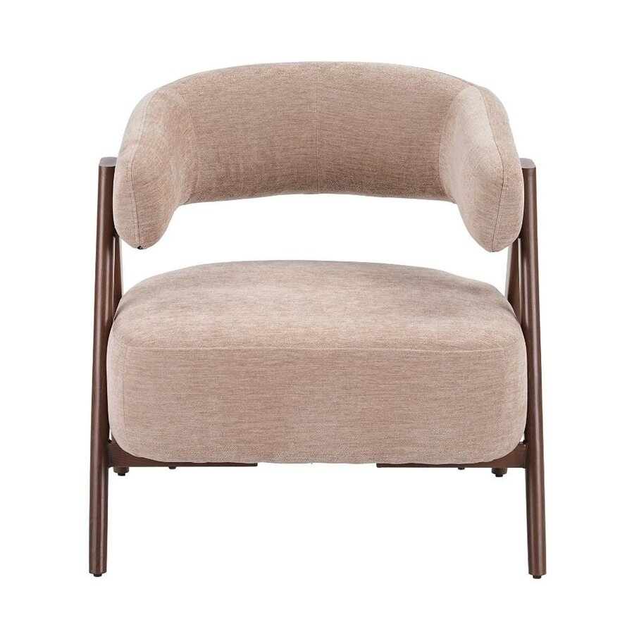 Fauteuil Yasmin velvet beige