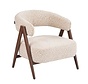 Fauteuil Yasmin leopard taupe
