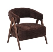 Bronx71 Fauteuil Yasmin velvet bruin