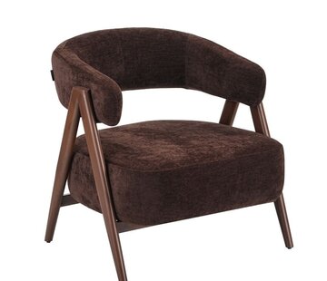 Bronx71 Fauteuil Yasmin velvet bruin