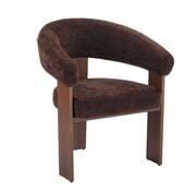 Bronx71 Fauteuil Liva velvet bruin