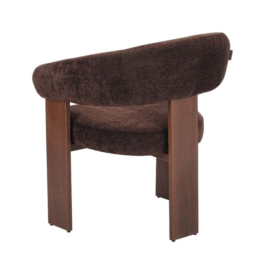 Fauteuil Liva velvet bruin
