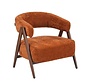 Fauteuil Yasmin velvet oker