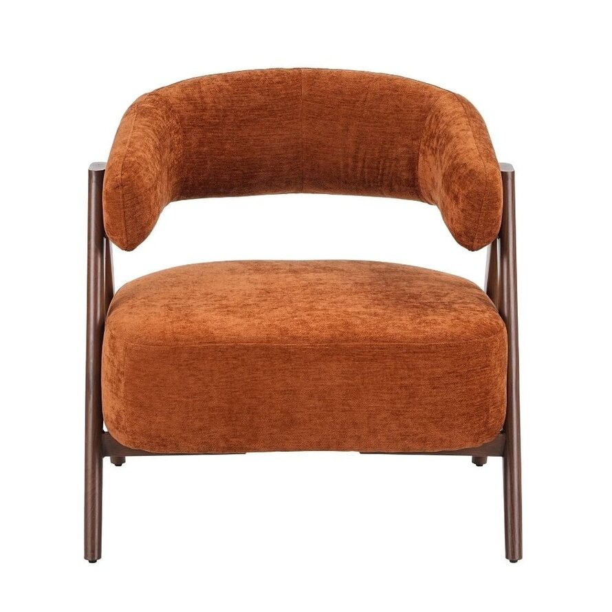Fauteuil Yasmin velvet oker