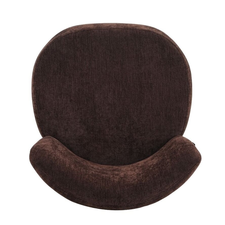 Fauteuil Bliss velvet bruin
