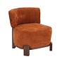 Fauteuil Bliss velvet oker