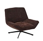 Fauteuil Mara draaibaar velvet bruin
