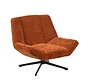 Fauteuil Mara draaibaar velvet okergeel