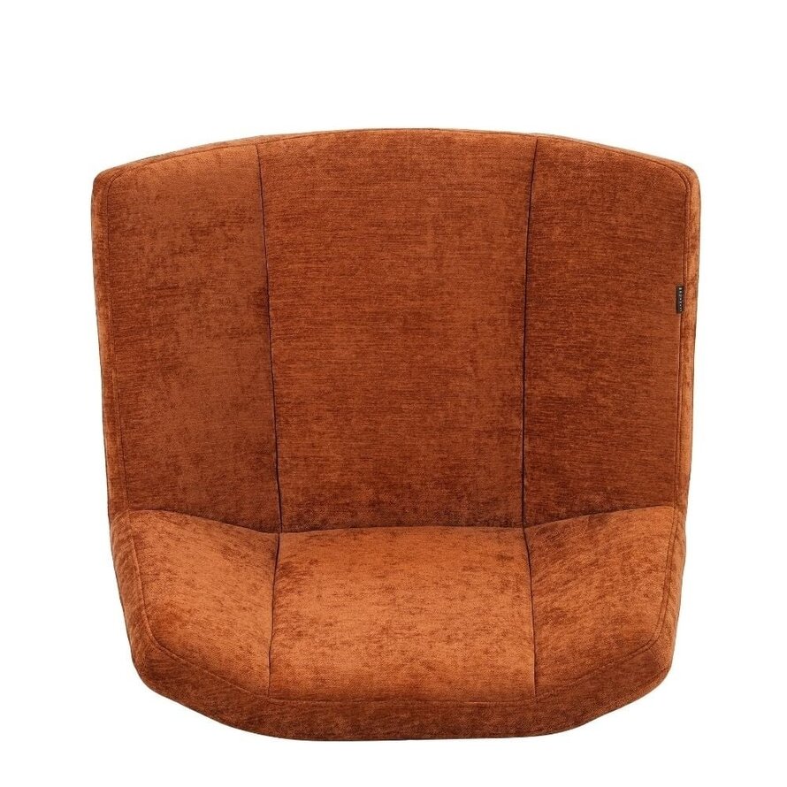 Fauteuil Mara draaibaar velvet okergeel