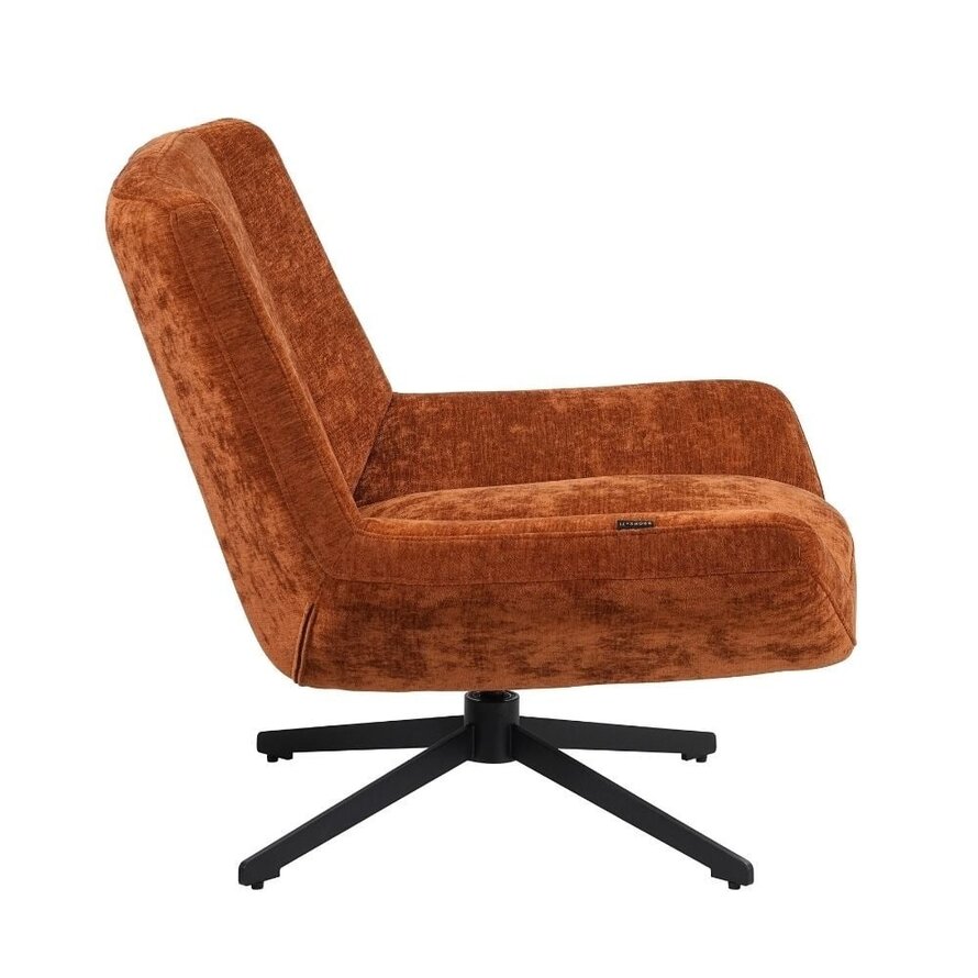 Fauteuil Mara draaibaar velvet okergeel