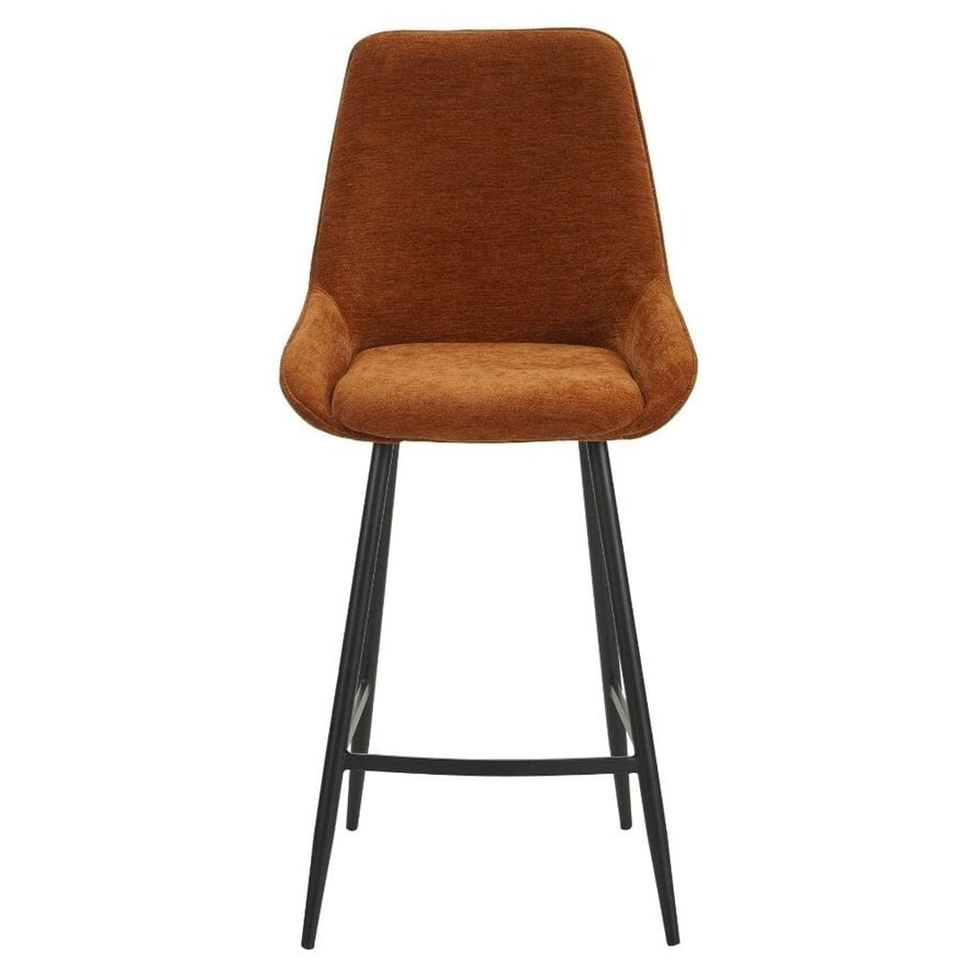 Barkruk Lynn velvet oker 71 cm