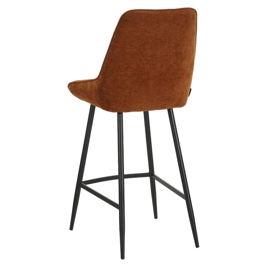 Barkruk Lynn velvet oker 71 cm