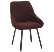 Bronx71 Stoel Lynn velvet paars