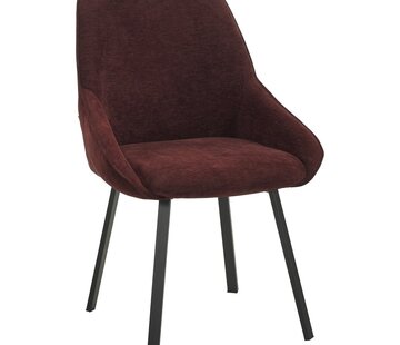 Bronx71 Stoel Lynn velvet paars