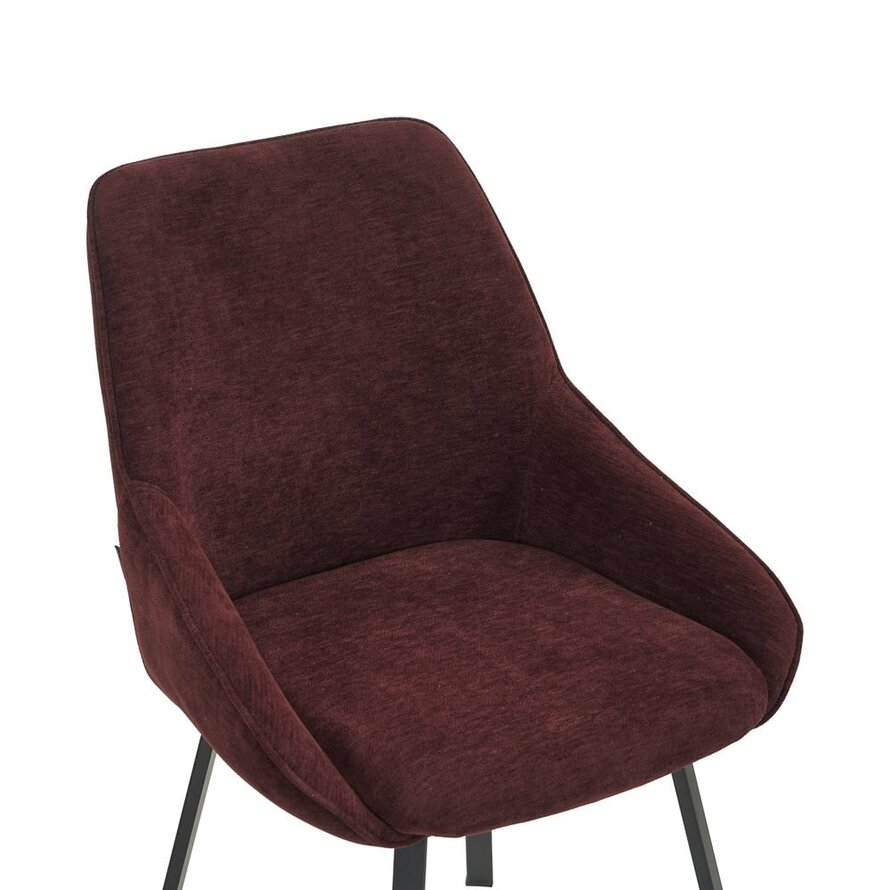 Stoel Lynn velvet paars