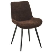 Bronx71 Stoel Vic velvet bruin