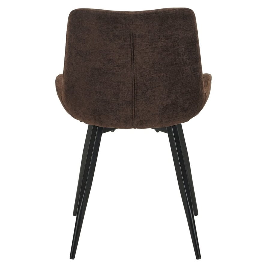 Stoel Vic velvet bruin