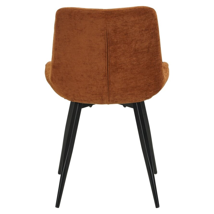 Stoel Vic velvet oker