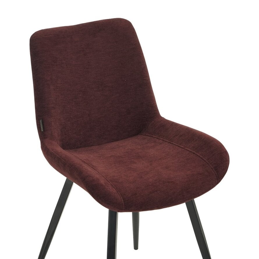 Stoel Vic velvet paars