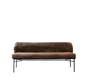 Eetkamerbank Momo chenille mocha 220 cm