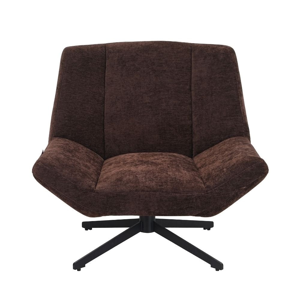 Bronx71 Fauteuil Mara draaibaar velvet bruin, foto 3 van 6