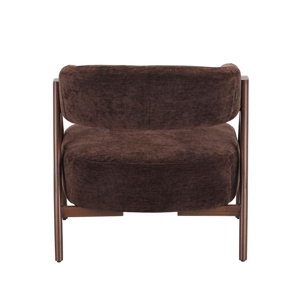 Bronx71 Fauteuil Yasmin velvet bruin, foto 5 van 6