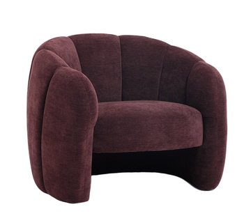 Bronx71 Fauteuil Lois velvet paars