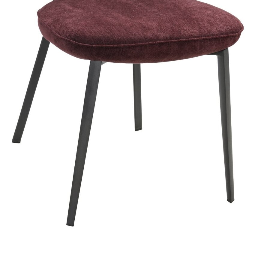 Stoel Rosa velvet paars