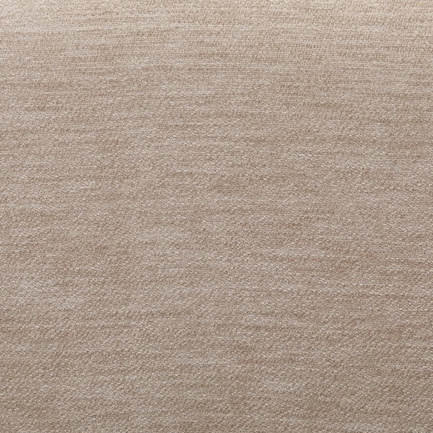 Fauteuil met hocker Emma velvet beige