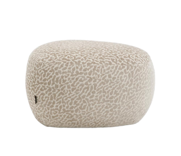 Bronx71 Poef Fenna taupe leopard