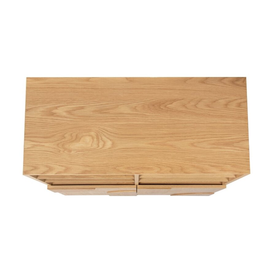 Wandkast Mats blank eiken 90 x 140 cm
