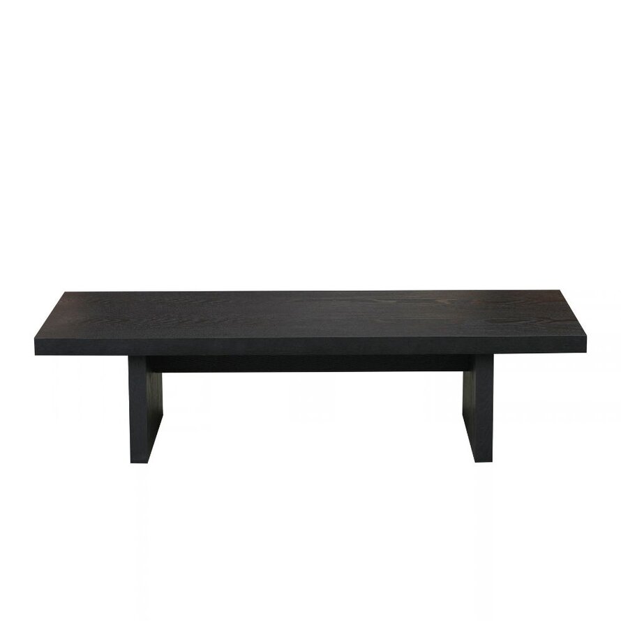 Salontafel Jersey 120x50 cm zwart eiken