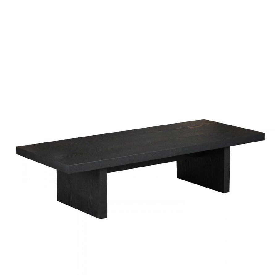 Salontafel Jersey 120x50 cm zwart eiken
