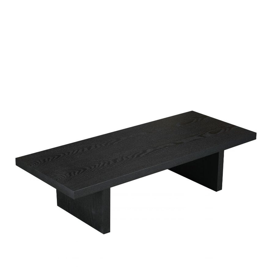 Salontafel Jersey 120x50 cm zwart eiken